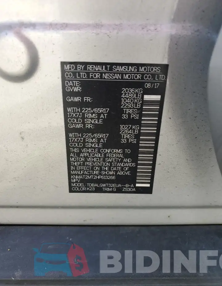 KNMAT2MT2HP613266 Photo# 13