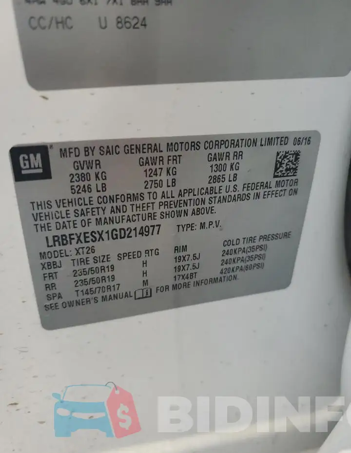 LRBFXESX1GD214977 Photo# 13