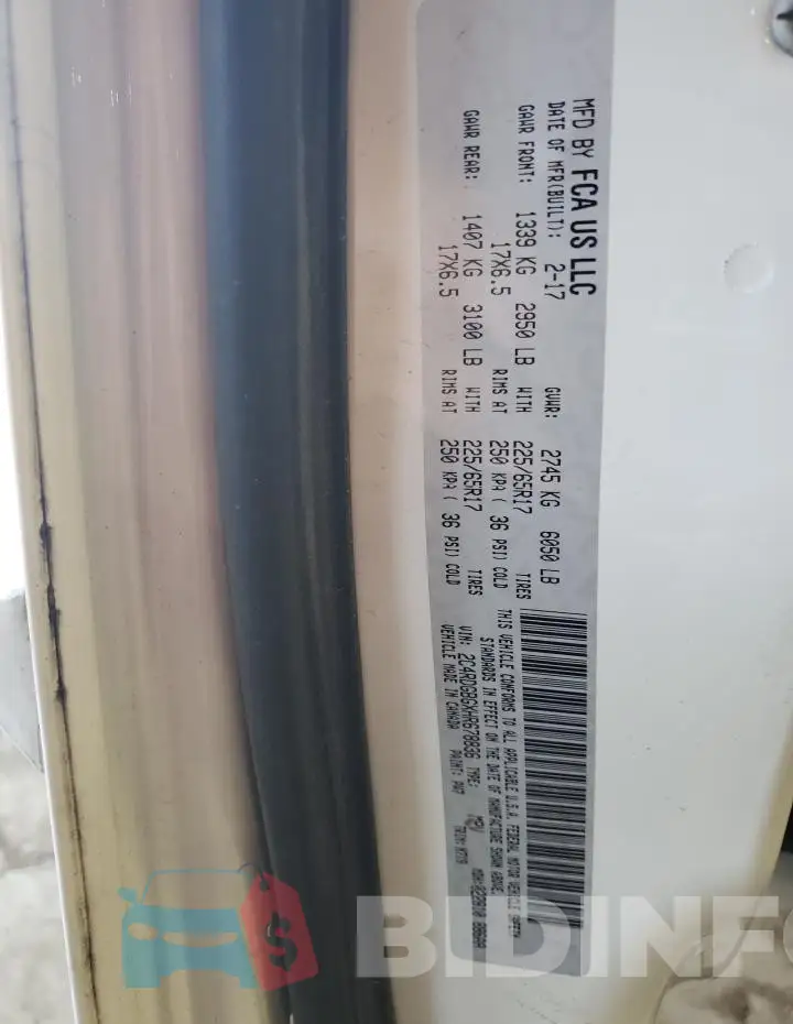 2C4RDGBGXHR678836 Photo# 13