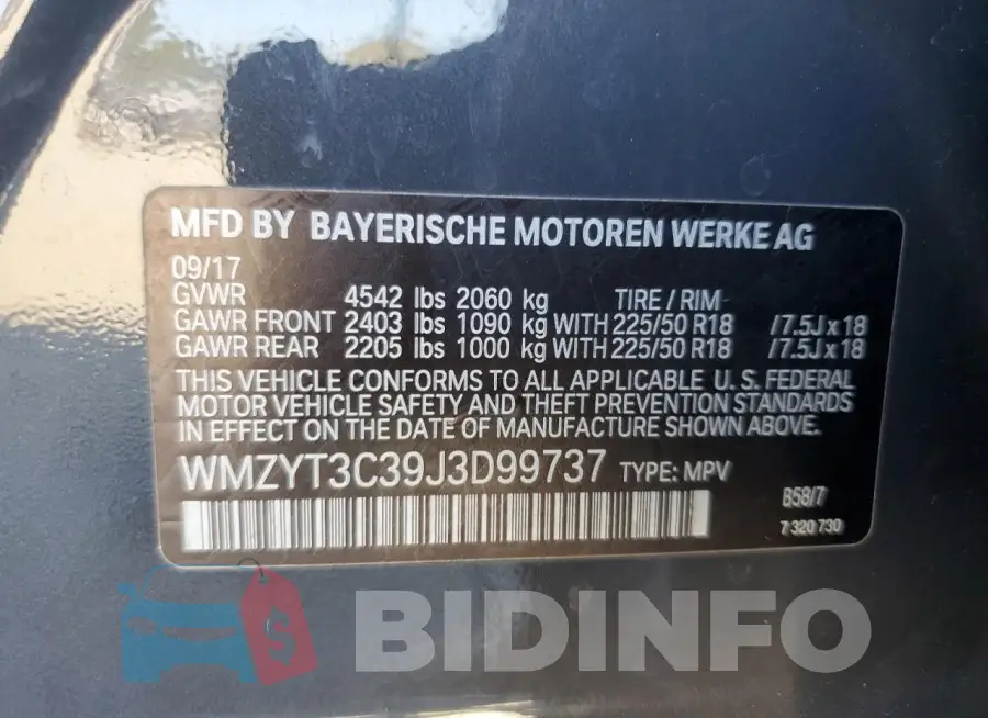 WMZYT3C39J3D99737 Photo# 13