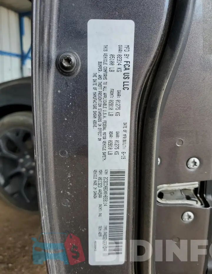 2C3CCABGXKH659114 Photo# 12