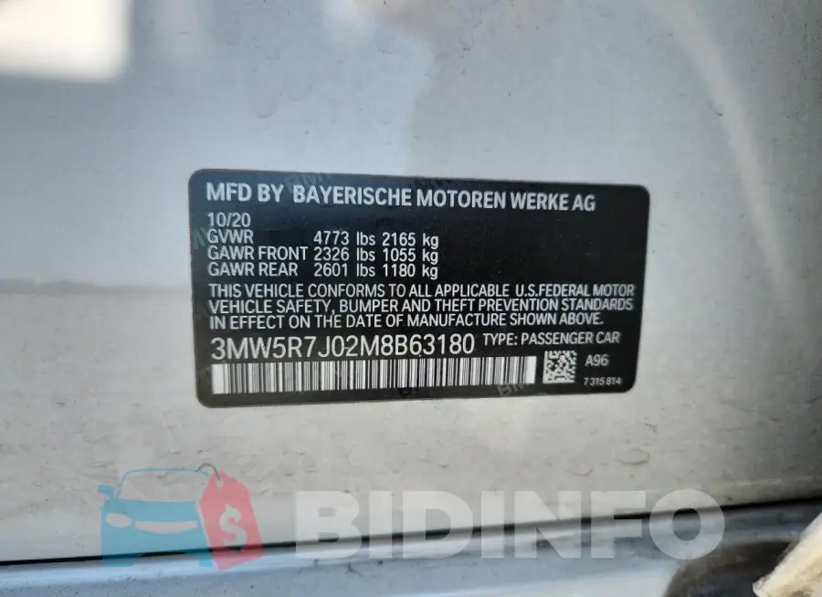 3MW5R7J02M8B63180 Photo# 12
