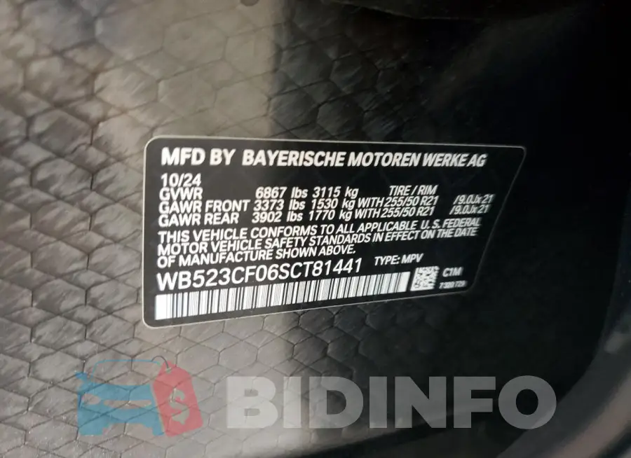 WB523CF06SCT81441 Photo# 13