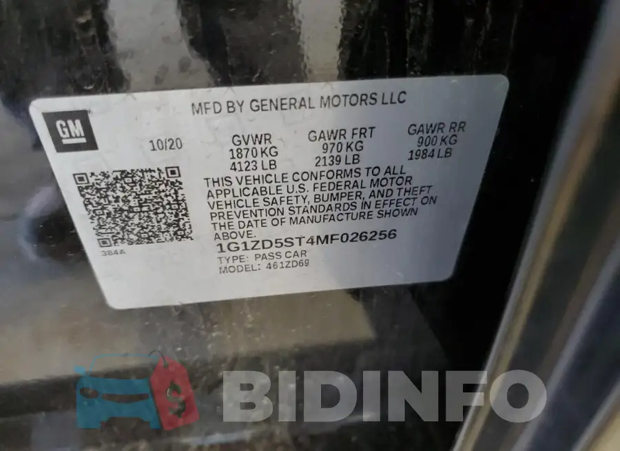 1G1ZD5ST4MF026256 Photo# 12