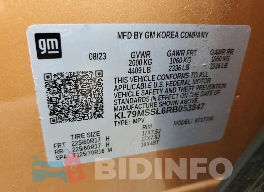 KL79MSSL6RB053847 Photo# 13