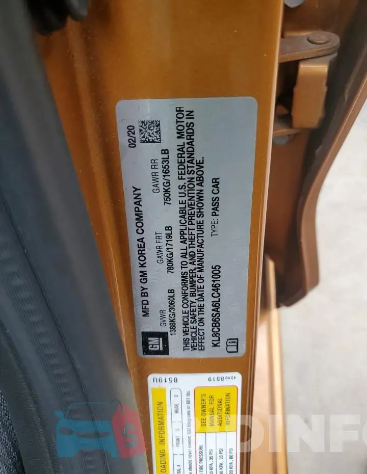 KL8CB6SA6LC461005 Photo# 12