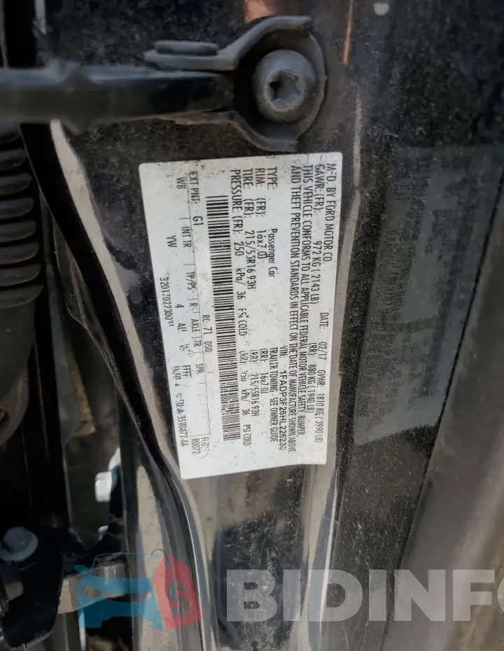 1FADP3F26HL226230 Photo# 12
