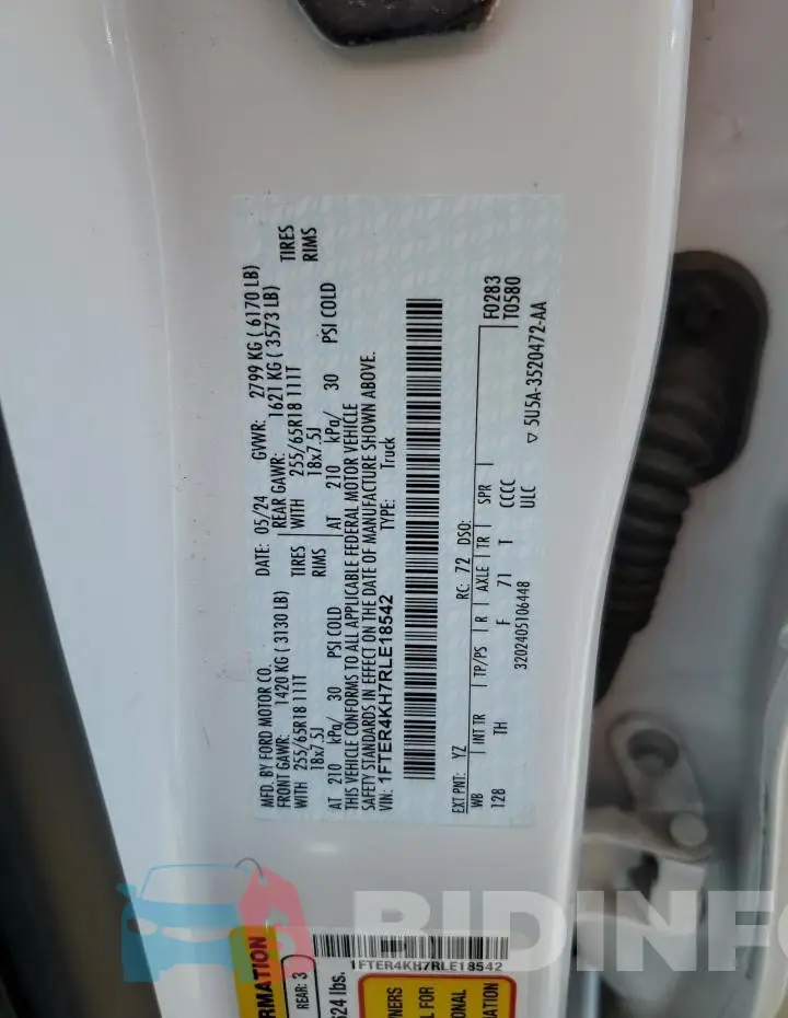 1FTER4KH7RLE18542 Photo# 13