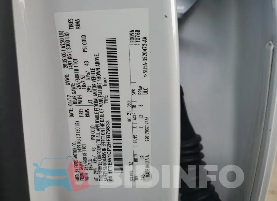 1FTEW1CP2HFB79833 Photo# 12