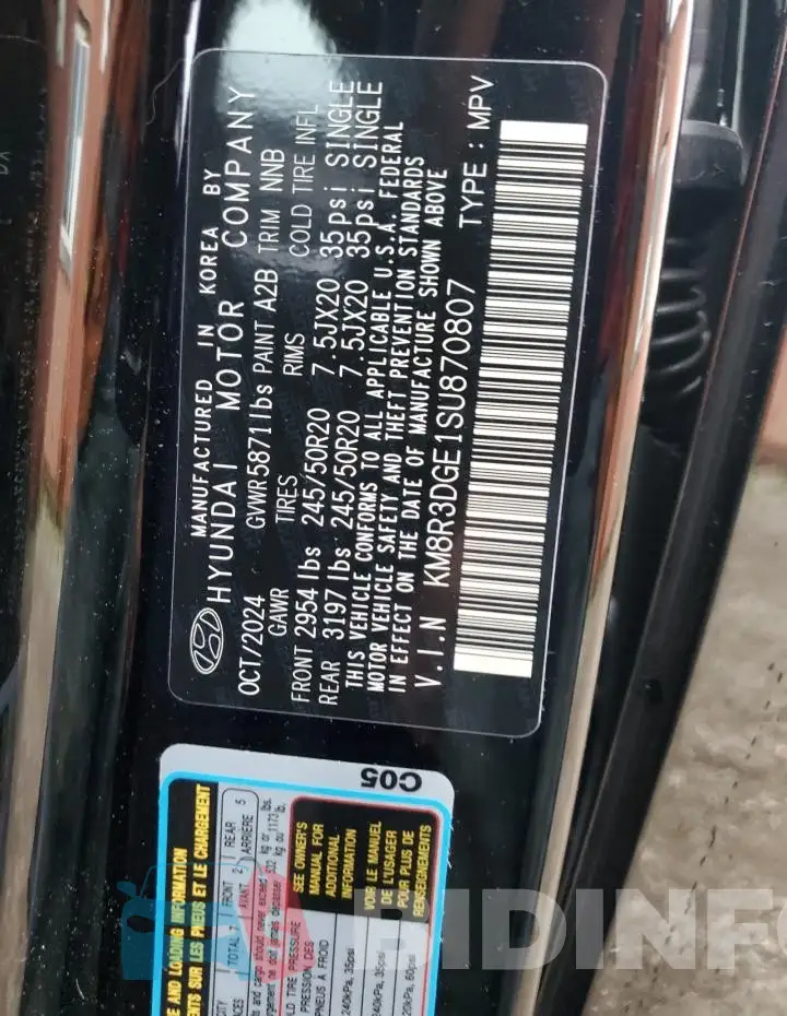KM8R3DGE1SU870807 Photo# 13