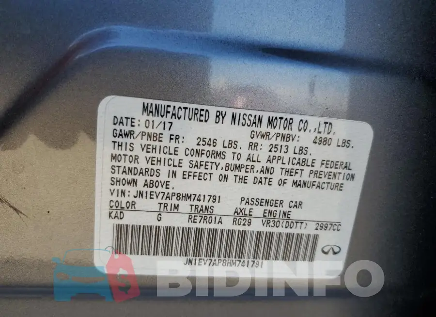 JN1EV7AP8HM741791 Photo# 13