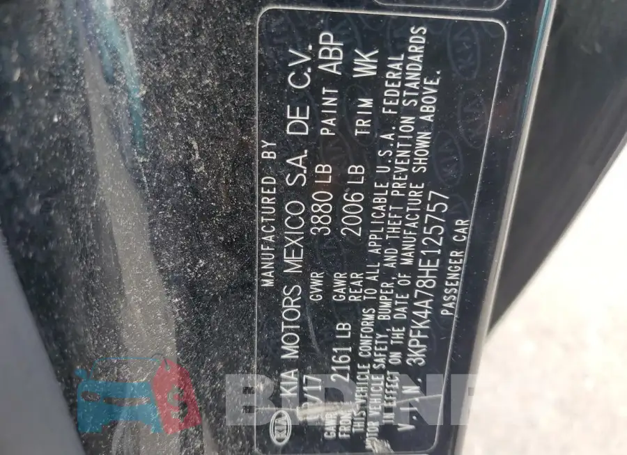 3KPFK4A78HE125757 Photo# 12