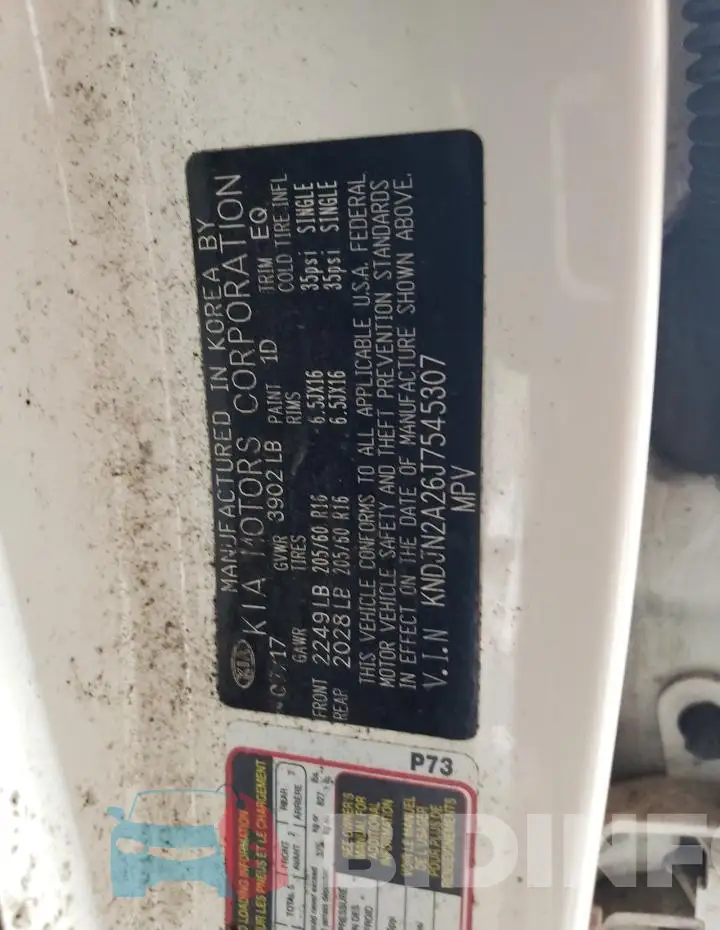 KNDJN2A26J7545307 Photo# 14