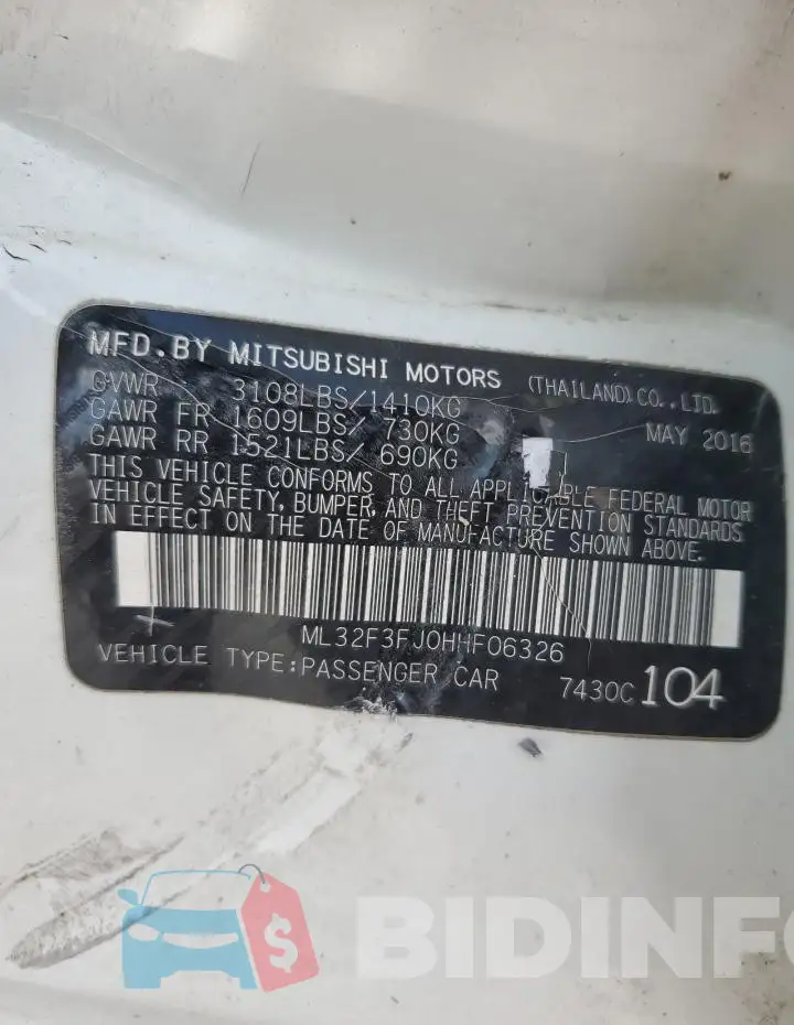 ML32F3FJ0HHF06326 Photo# 12