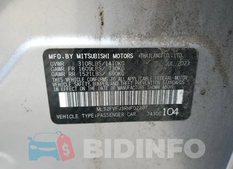 ML32FVFJ3RHF02297 Photo# 12