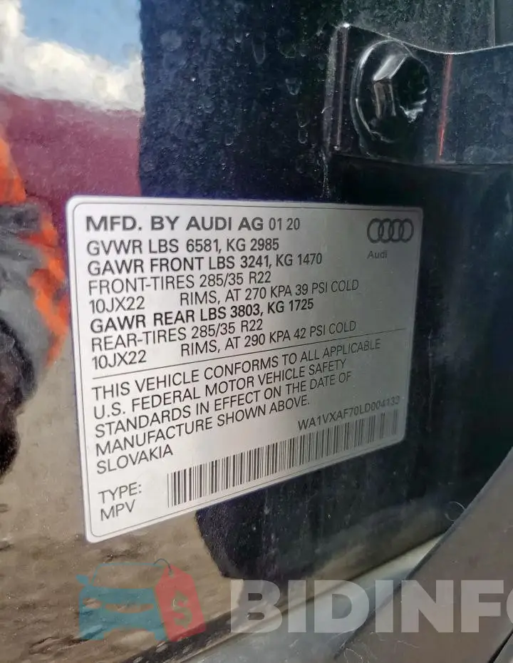 WA1VXAF70LD004133 Photo# 14