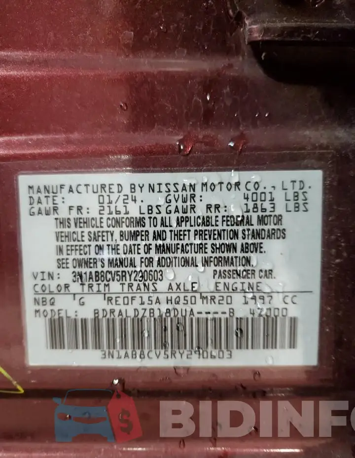 3N1AB8CV5RY290603 Photo# 12