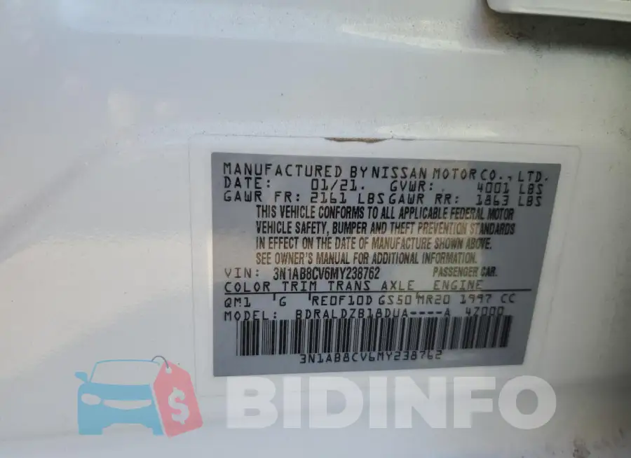 3N1AB8CV6MY238762 Photo# 12