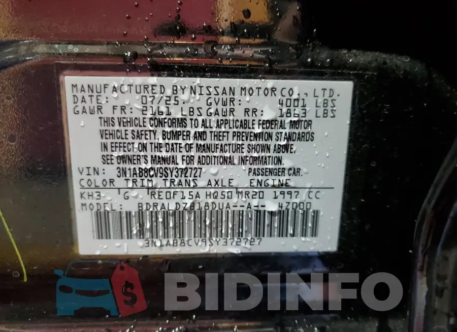 3N1AB8CV9SY372727 Photo# 13