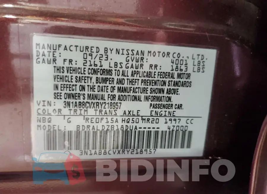3N1AB8CVXRY218957 Photo# 12