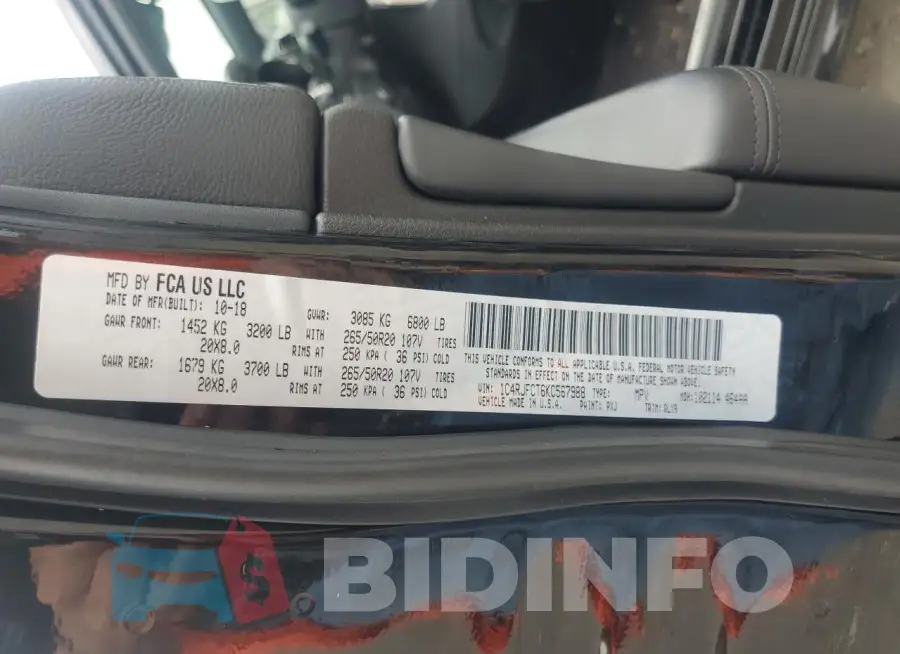 1C4RJFCT6KC567988 Photo# 13