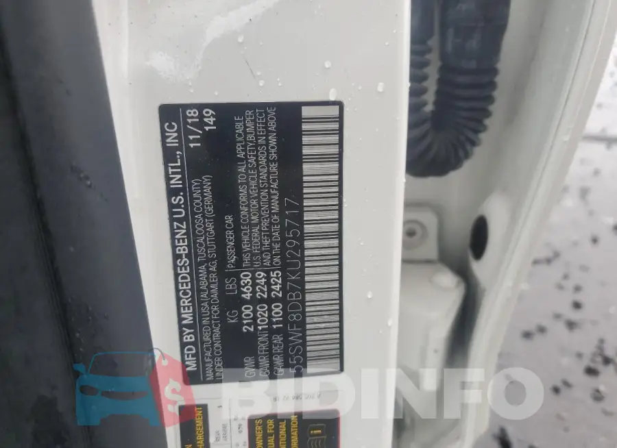 55SWF8DB7KU295717 Photo# 12