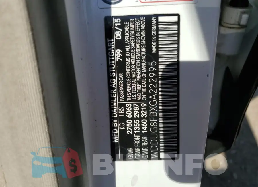 WDDUG8FBXGA222995 Photo# 12
