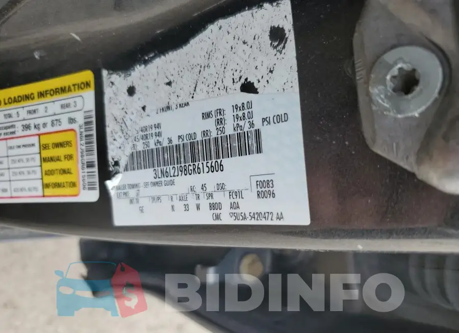 3LN6L2J98GR615606 Photo# 12