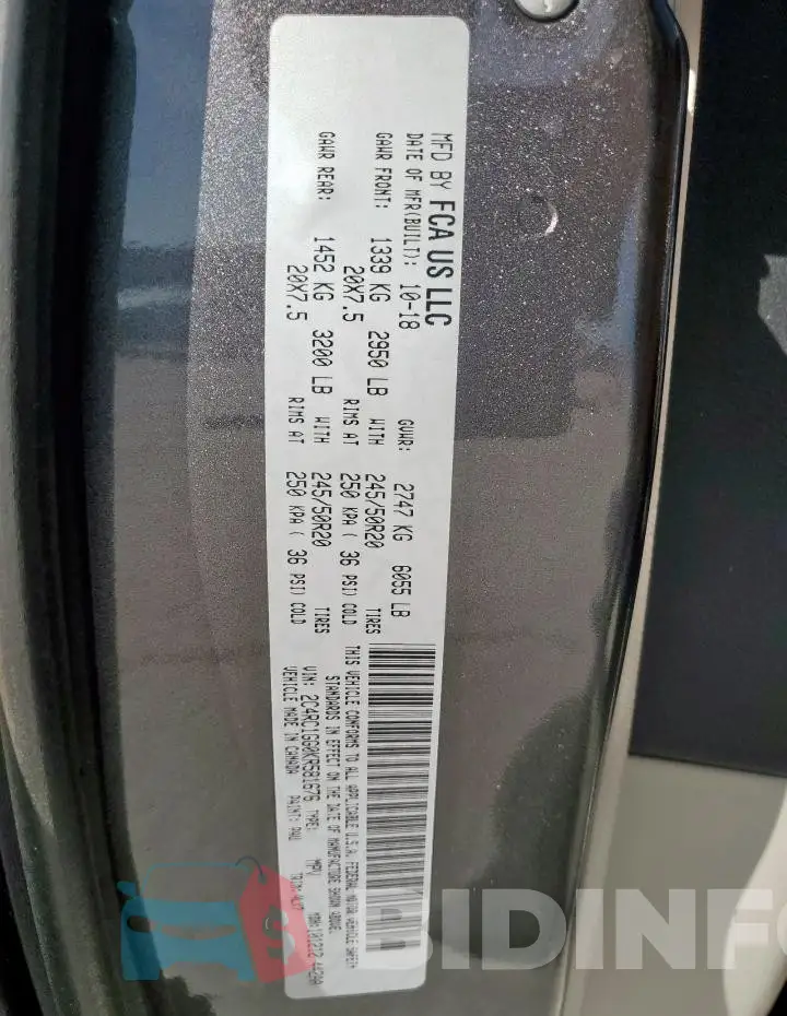 2C4RC1GG0KR581676 Photo# 14