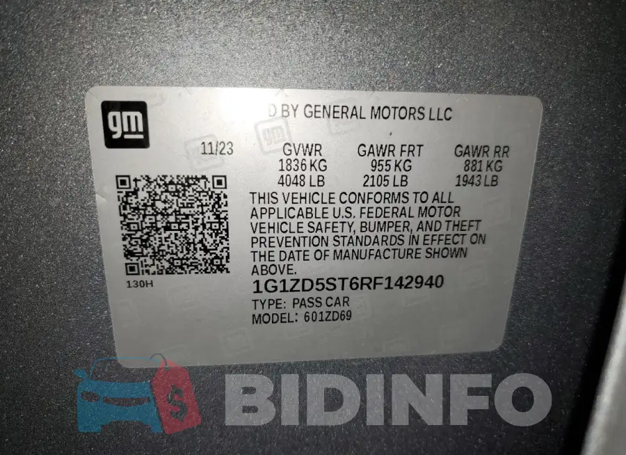 1G1ZD5ST6RF142940 Photo# 12