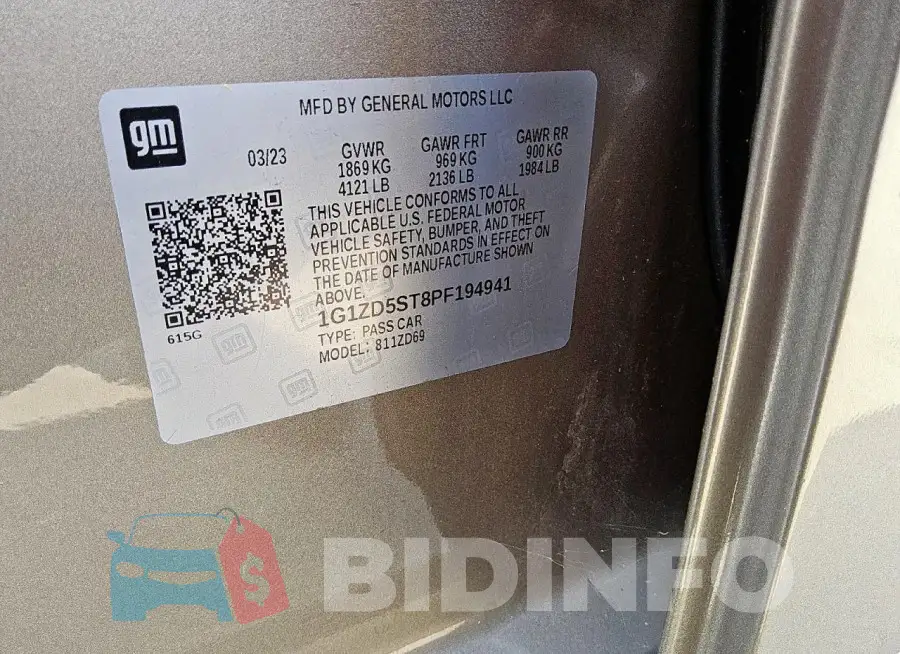 1G1ZD5ST8PF194941 Photo# 12