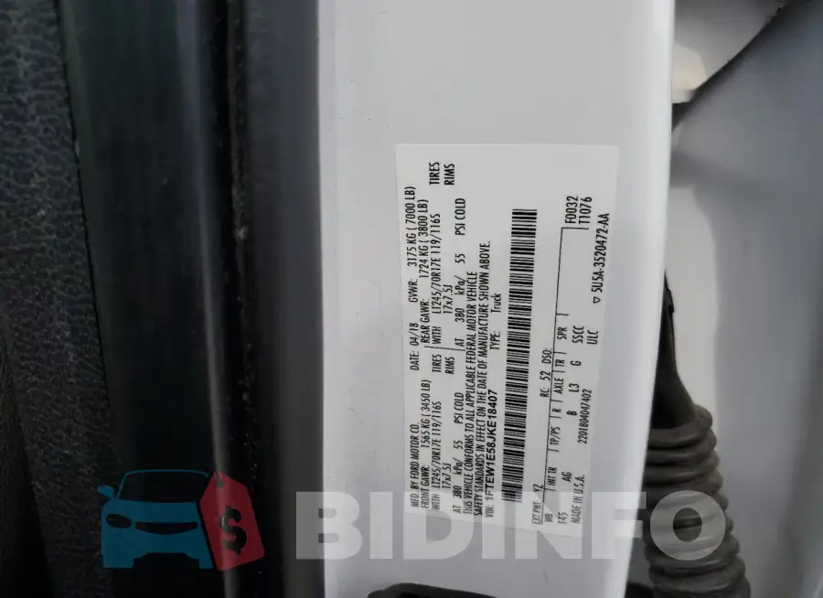 1FTEW1E58JKE18407 Photo# 13