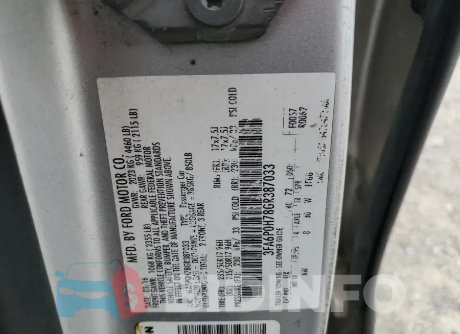 3FA6P0H78GR387033 Photo# 12