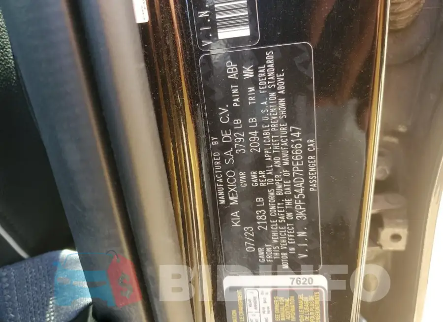 3KPF54AD7PE666147 Photo# 12