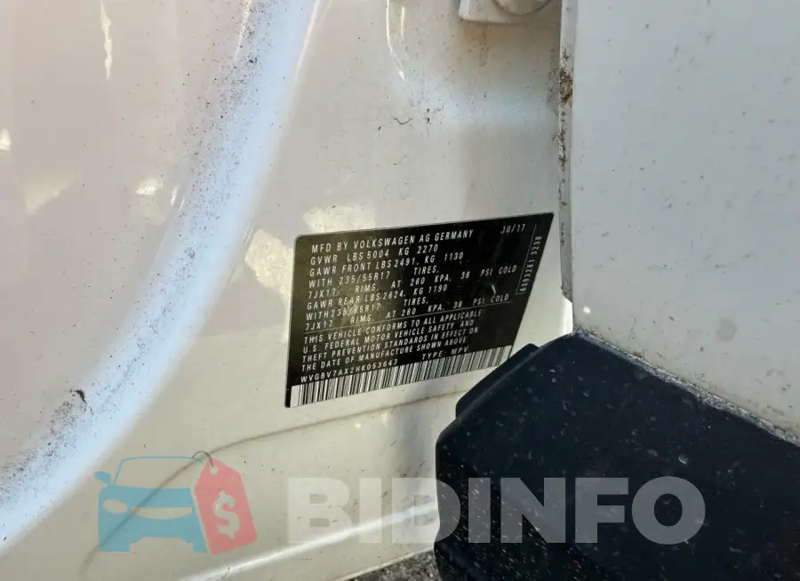 WVGBV7AX2HK053647 Photo# 11