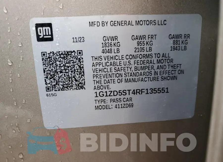 1G1ZD5ST4RF135551 Photo# 12