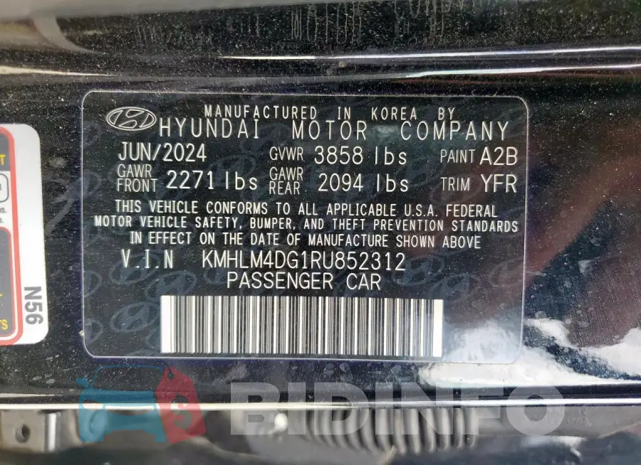 KMHLM4DG1RU852312 Photo# 12
