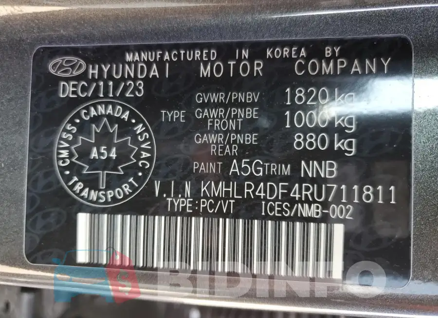 KMHLR4DF4RU711811 Photo# 12