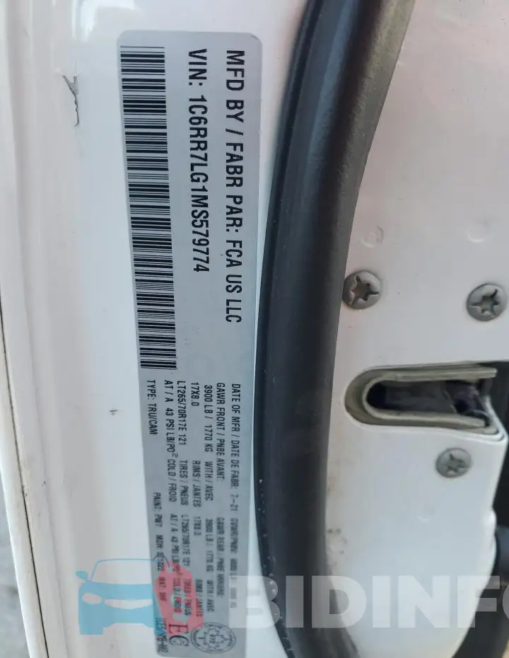 1C6RR7LG1MS579774 Photo# 13