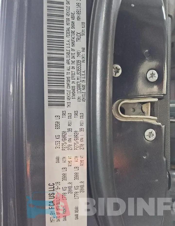 1C6RR7LM1JS355339 Photo# 12