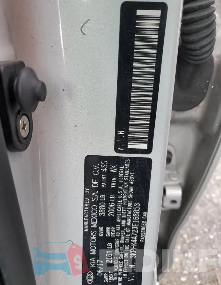 3KPFK4A72JE168853 Photo# 13