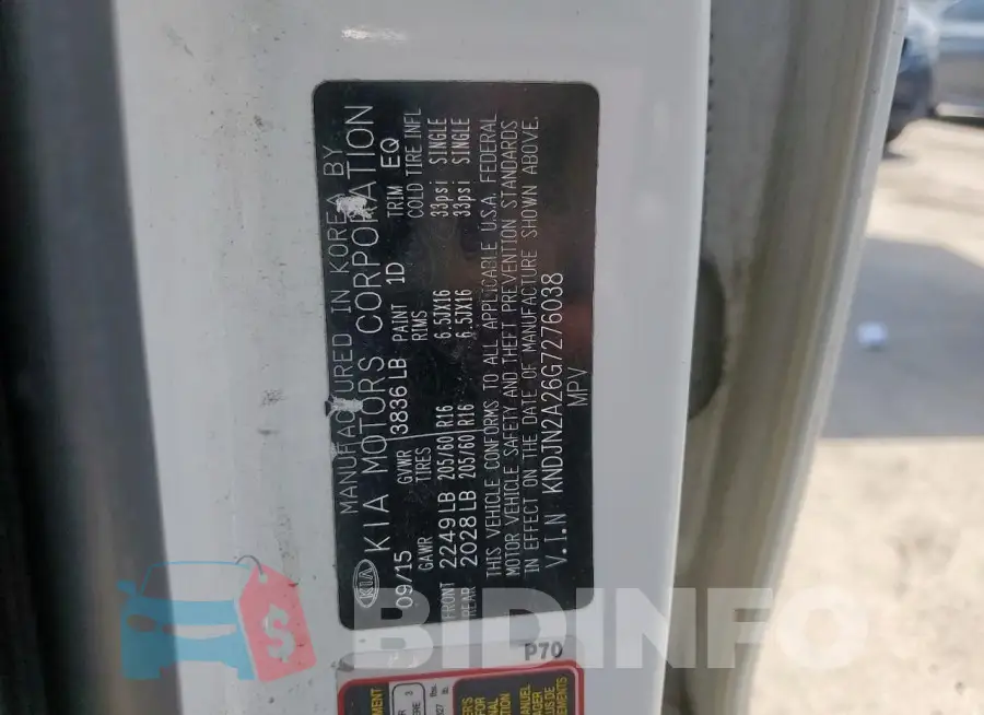 KNDJN2A26G7276038 Photo# 13