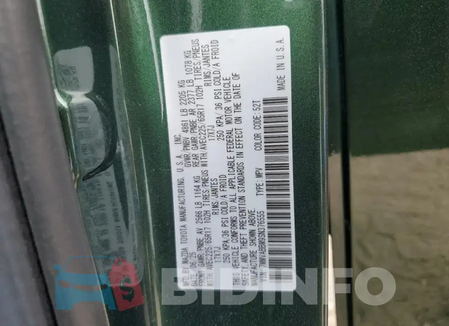 7MMVABBM9SN376555 Photo# 13