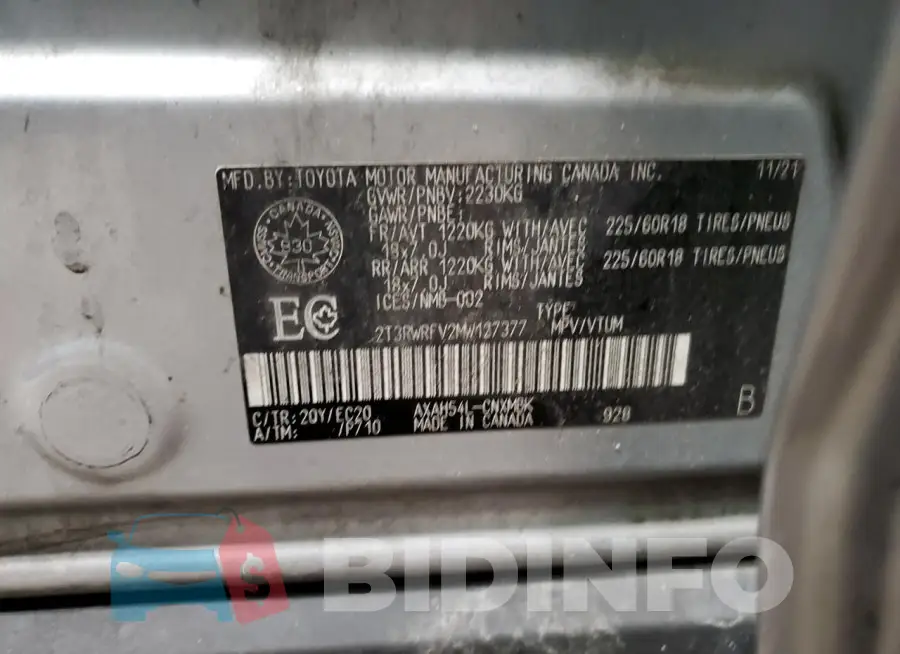 2T3RWRFV2MW127377 Photo# 14