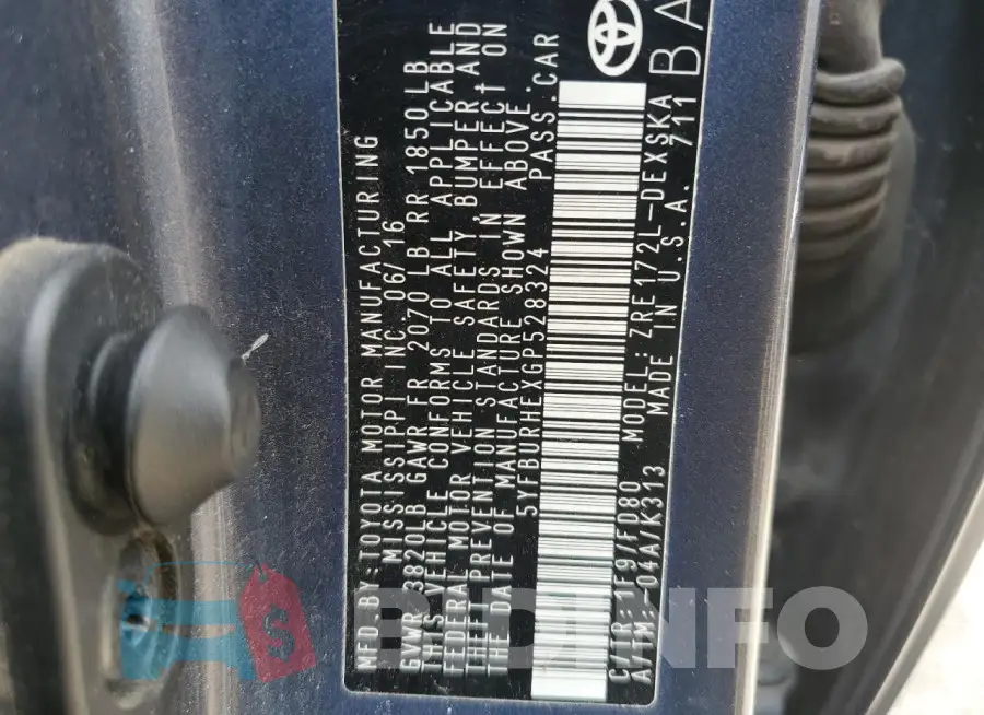 5YFBURHEXGP528324 Photo# 12