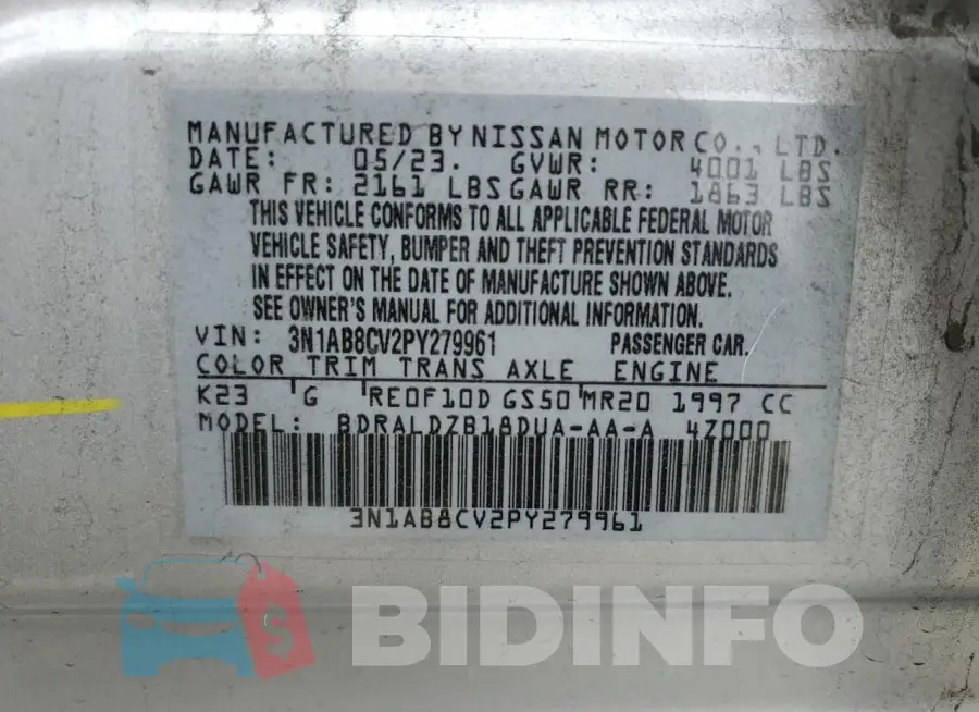 3N1AB8CV2PY279961 Photo# 13