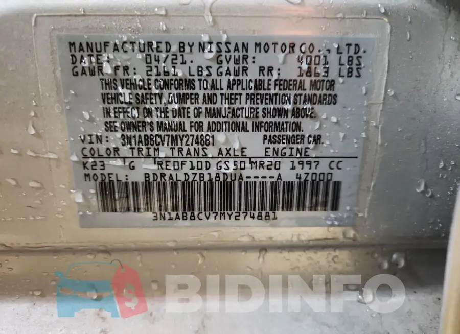 3N1AB8CV7MY274881 Photo# 12