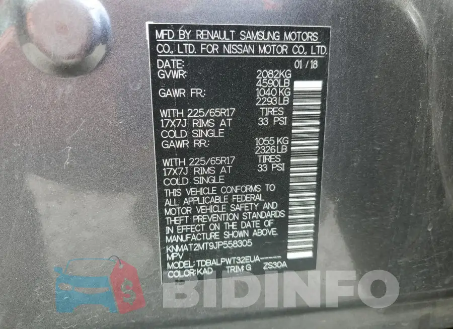 KNMAT2MT9JP558305 Photo# 13