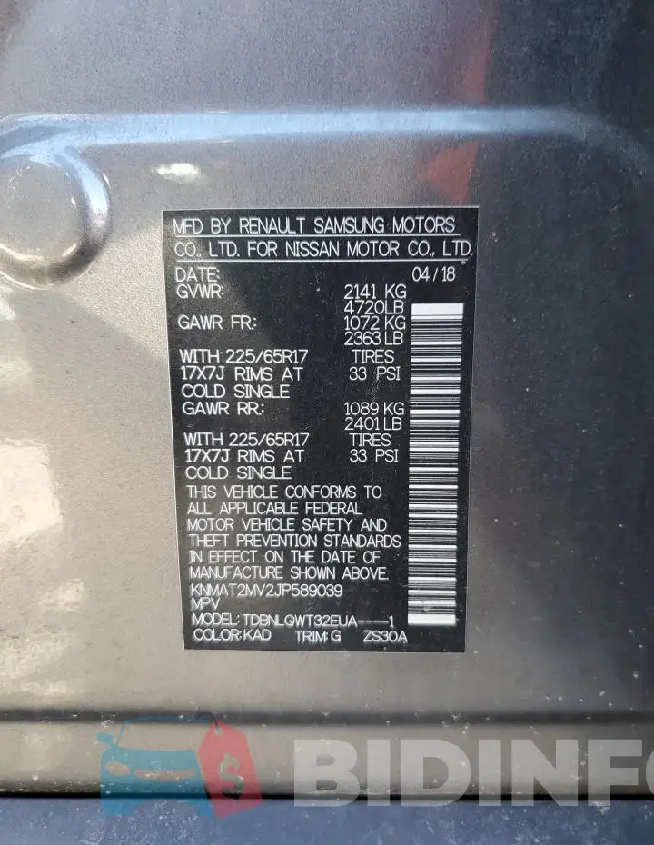 KNMAT2MV2JP589039 Photo# 12