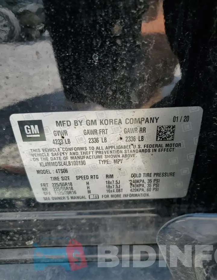 KL4MMDSL4LB100190 Photo# 13